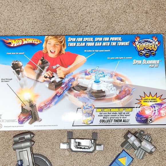 Hot Wheels Spin Slammer Play Set *READ - Picture 9 of 16